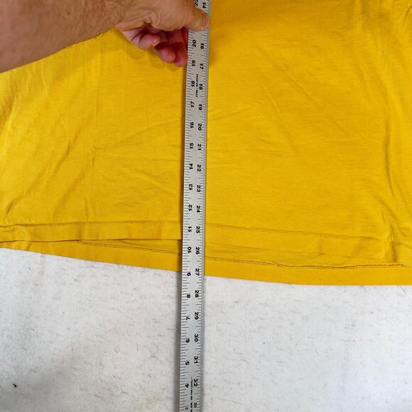 Polo by Ralph Lauren Long Sleeve T-Shirt Men XL Bright Yellow w/ Blue Pony Logo - Picture 9 of 12